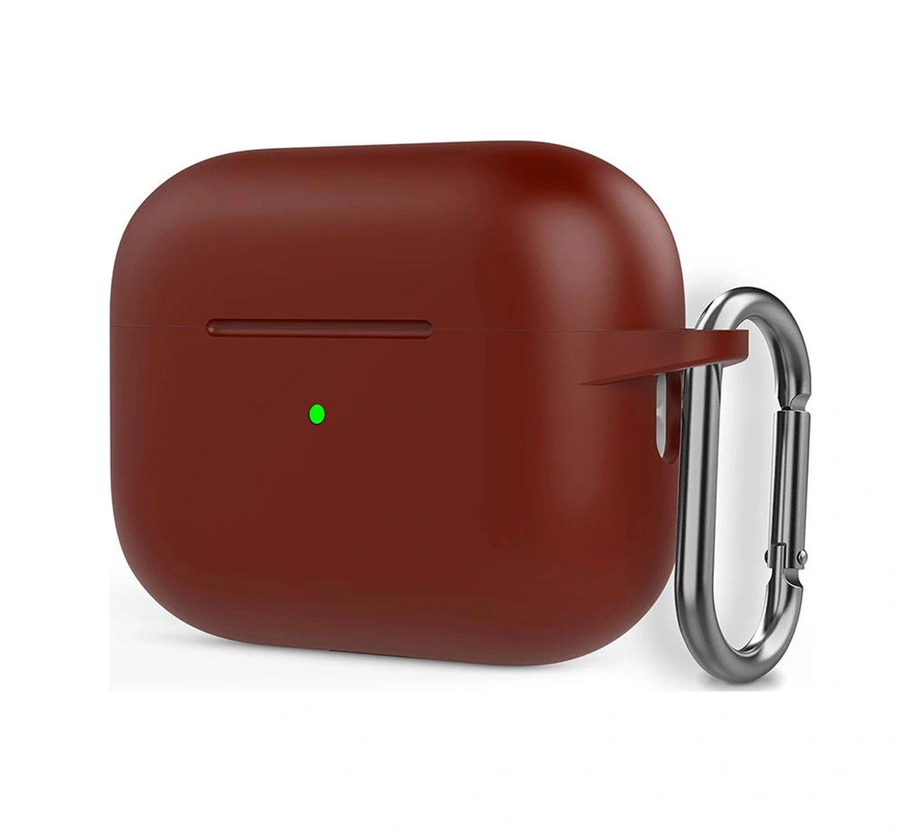 E2m Airpods Uyumlu Pro 2 Kılıf Sense Silikon Bordo Bordo