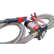 12 Volt Mazot Aktarma Pompası&5 Metre Telli Hortum&sayaçlı Tabanc