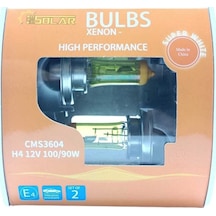 12v H4 100/90w Limon Sarısı Halogen Ampul Takım