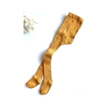 Key Kıds Fitilli Hardal Külotlu Çorap ÇoK Renkli Key Kıds Fitilli Hardal Külotlu Çorap ÇoK Renkli