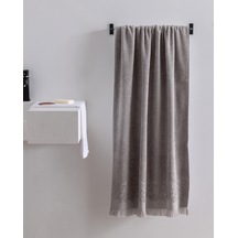Amande %100 Pamuk Banyo Havlusu - Gri - 70x140 Cm 8684427297124
