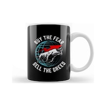 Buy The Fear Sell The Greed Bull Market Investing Kupa Bardak Porselen No6096 Karışık