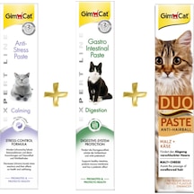 Gimcats 50 G + Gastro 50 G + Peynir Malt Kedi Macun 50 G