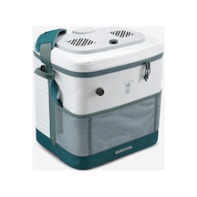Quechua Elektrikli Katlanabilir Soğutucu - 30 Litre - 96 Saat Serin Tutma - 900 Fresh Küllü Yeşil/beyaz