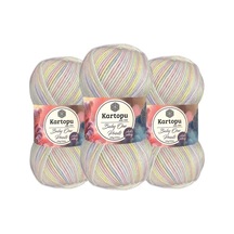 3 Adet Baby One Prınt B59173-100 G-250 M-anti-pilling Renkli Bebek İpliği