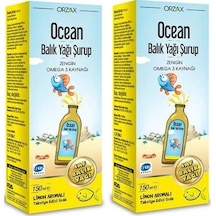 Ocean Omega 3 Şurup 150Ml. Limon Aromalı 2 Adet