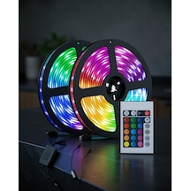 Rgb Işıklı 10 Metre Şerit Led Kumandalı Uucz10mşeritled3-1