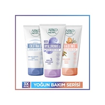 Arko Nem Yoğun Bakım Serisi Hyaluronik,badem Sütü,ekstra Nemlendirici Krem 3x60 Ml