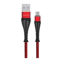 Konfulon S61 Micro Usb Kablo 1.2m 2.1a - Kırmızı