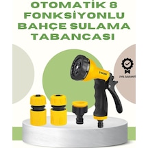 Zenvia Çok Fonksiyonlu Bahçe Sulama Tabancası Ergonomik Basınçlı Sprey Znv2026 Çok Renkli