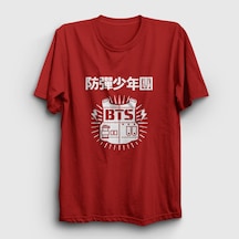 Presmono Unisex Vest Bts T-shirt Kırmızı