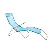Andoutdoor Tumbona Katlanır Şezlong-MAVİ