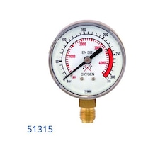 Yıldız 51315 Basınç Göstergesi Oksijen Giriş