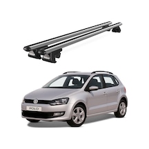 Venüs Volkswagen Polo 2009-2017 Uyumlu Gri Ara Atkı Port Bagaj Tavan Barı