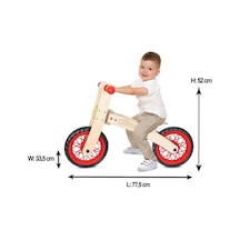 02 001 Pilsan Freestyle Cycle - Ahşap Bisiklet Pedalsız / +24 Ay Çok Renkli