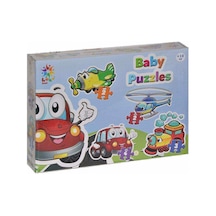 Lcbyb003 Laço Kids Baby Puzzles Taşıtlar / 2+2+3+4 Parça Puzzl