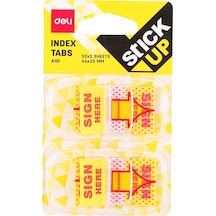 Deli Sticky Notes İndex Tabs 2 Renk 50 Li A10101