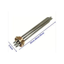2" Krom Kafalı Kazan Rezistansı 30Cm-35Cm-40Cm-45Cm