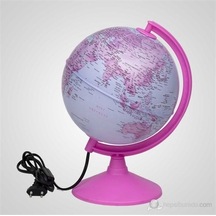 Gürbüz 20CM Işıklı Pembe Küre 43201