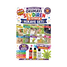 3.sınıf Öğretmen Tavsiyeli Okumayı Sevdiren 48 Sayfa 10 Kitaplık Hikaye Seti-3 Slime Set Hediyeli