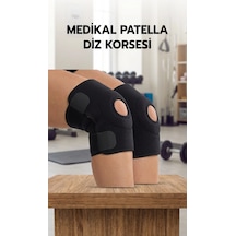 Patella Destekli Çapraz Bağ Diz Korsesi Spor Ve Menisküs İçin İkili