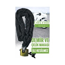 Grade80 G80 16 Mm Çelik Kesilmez Motosiklet Zincir Kilit Yale Kayar Milli Kilit 2.5 Metre Güvenli Motor Kilidi