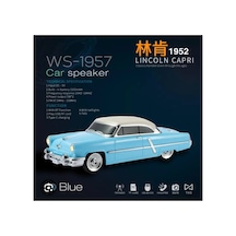 Bluetooth Hoparlör Mavi Renk Fm Radyo Sd Kart Usb Desteği Çoklu Bağlantı 5 Saat Dinleme