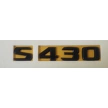 Mercedes Uyumlu Yazı S 430 Siyah