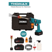 Thomax Şarjlı Ve Yüksek Basınçlı Oto Yıkama Makinesi Ve Sulama Tabancası Bahçe Yıkama Makinesi 1 Adet