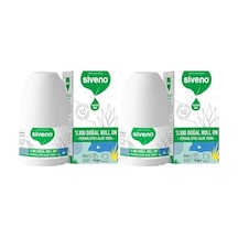 Siveno%100 Doğal Roll-on Aloe Deodorant Ter Kokusu Önleyici Bitkisel Lekesiz Vegan 50 Ml 2 Paketi