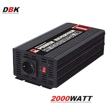 Dbk 12Volt 220Volt Dönüştürücü Invertör Dönüştürücü 2000Watt / 480309610