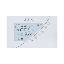 E.C.A. Poly Touch 400W Kablosuz Oda Termostatı Beyaz