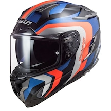 LS2 CHALLENGER GALACTIC MAVİ-TURUNCU KASK