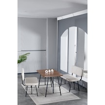 Mygusi Hayat 2 Bench Mutfak Masası Amalfi Ceviz Krem