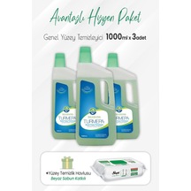 Genel Yüzey Temizleyici 1 Lt X 3 Adet Ve Yüzey Temizlik 100' Lü 1000'li Set Genel Yüzey Temizleyici 1 Lt X 3 Adet Ve Yüzey Temizlik 100' Lü 1000'li Set