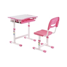 Ayarlanabilir Ergonomik Çocuk Aktivite Masası (3-10 Yaş- Pembe)