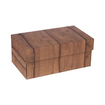 Ahşap Baskılı Hamburger Kutusu 24 x 14 x 10 CM  500 Adet