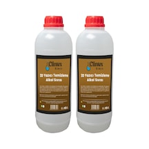 Clintex Kimya 3d Yazıcı Temizleme Alkol Sıvısı 2 x 1 L