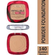 L'oreal 24h Fresh Wear Powder 9 Gr - 140 Golden Beige Diğer