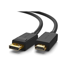 4k Displayport Hdmı Dönüştürücü Kablo, Siyah, 1.5 Metre