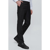 İmza Siyah Yan Cep Basic Slim Fit Esnek Pantolon 1003260005