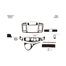 Opel Vivaro - Traffic Torpido Kaplama 2007-201 18 Parça Koyu Meşe