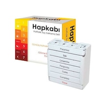 Hap Kabı Haftalık Taşıma Kutusu Seti