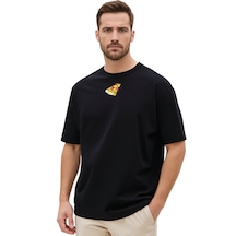 Ogc Pizza Oversize Unisex T-shirt Siyah