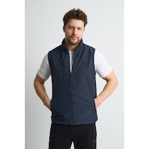 Shooter Sportswear Deluxe Erkek Yelek Üç Cepli İçi Polarlı Regular Kalıp Lacivert Lacivert