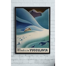 Pster13990 Yugoslavya Çerçeveli Tablo 40x50cm 7/8 Yaş
