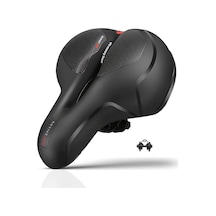 Bisiklet Sele Airzone Hava Kanallı Elastomer Yaylı Soft Doku A Kalite Mavi Siyah