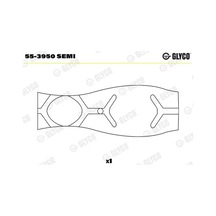 Glyco 553950semı Piston Kol Burcu - 6 Adettir