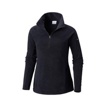 Columbia Glacial Iv 1 2 Zip Kadın Yarım Fermuarlı Polar Ak1131-010 Siyah