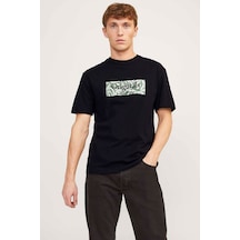 Jack & Jones Jack &Amp Jones Jorlafayette Brandıng Tee Siyah Erkek Kısa Kol T-Shirt 000000000101961698 Siyah